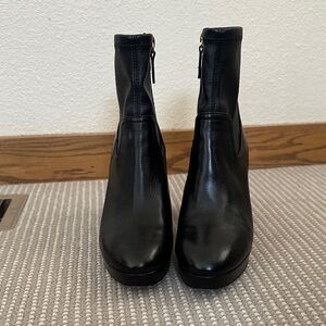 Joie Sleek Black Ankle Boots